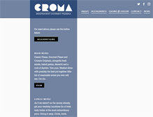 Tablet Screenshot of cromapizza.co.uk